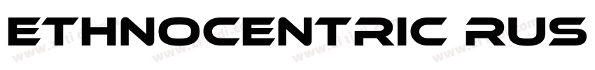 Ethnocentric RUS LAT字体转换